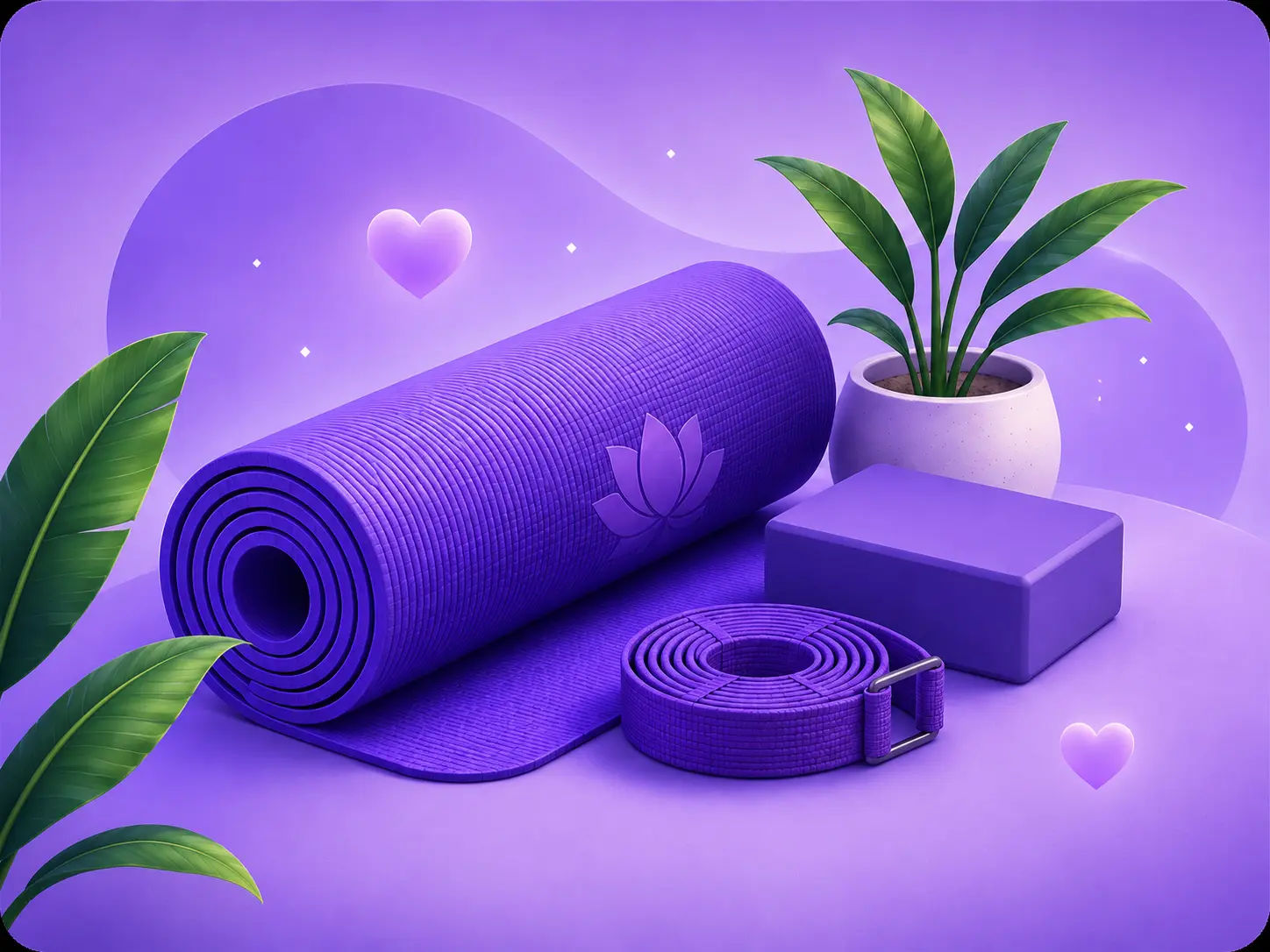 Yoga student moving through an empower flow practice